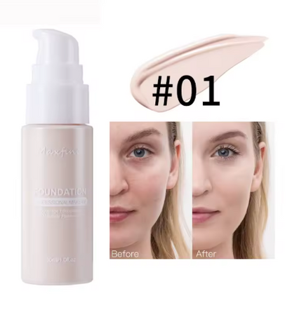 Liquid Foundation Effective Concealer Waterproof Sweat-resistant Makeup Professional Cosmetics