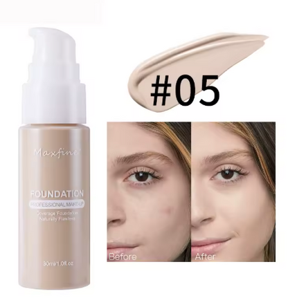 Liquid Foundation Effective Concealer Waterproof Sweat-resistant Makeup Professional Cosmetics