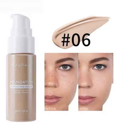 Liquid Foundation Effective Concealer Waterproof Sweat-resistant Makeup Professional Cosmetics